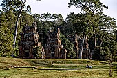 Angkor Thom - the twelve towers called Prasats Suor Prat